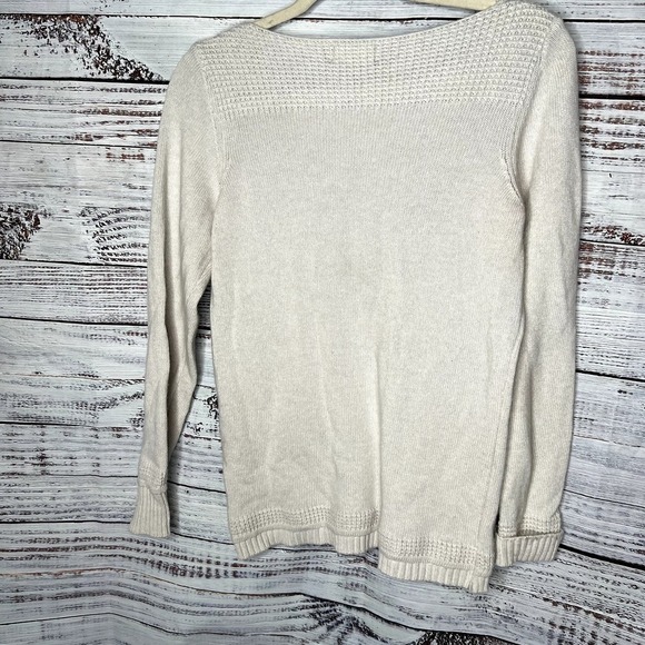 Benedetta B Merino Wool & Cashmere Sweater Boat Neck Med - Picture 3 of 3